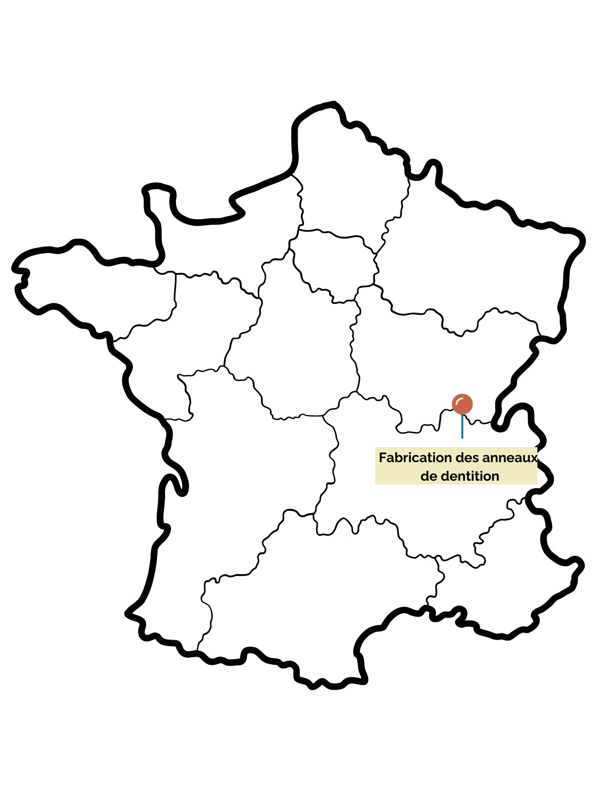 Anneau de Dentition - Cadeau Naissance - Made in France - Pitigaia - Ecru –  Pépites