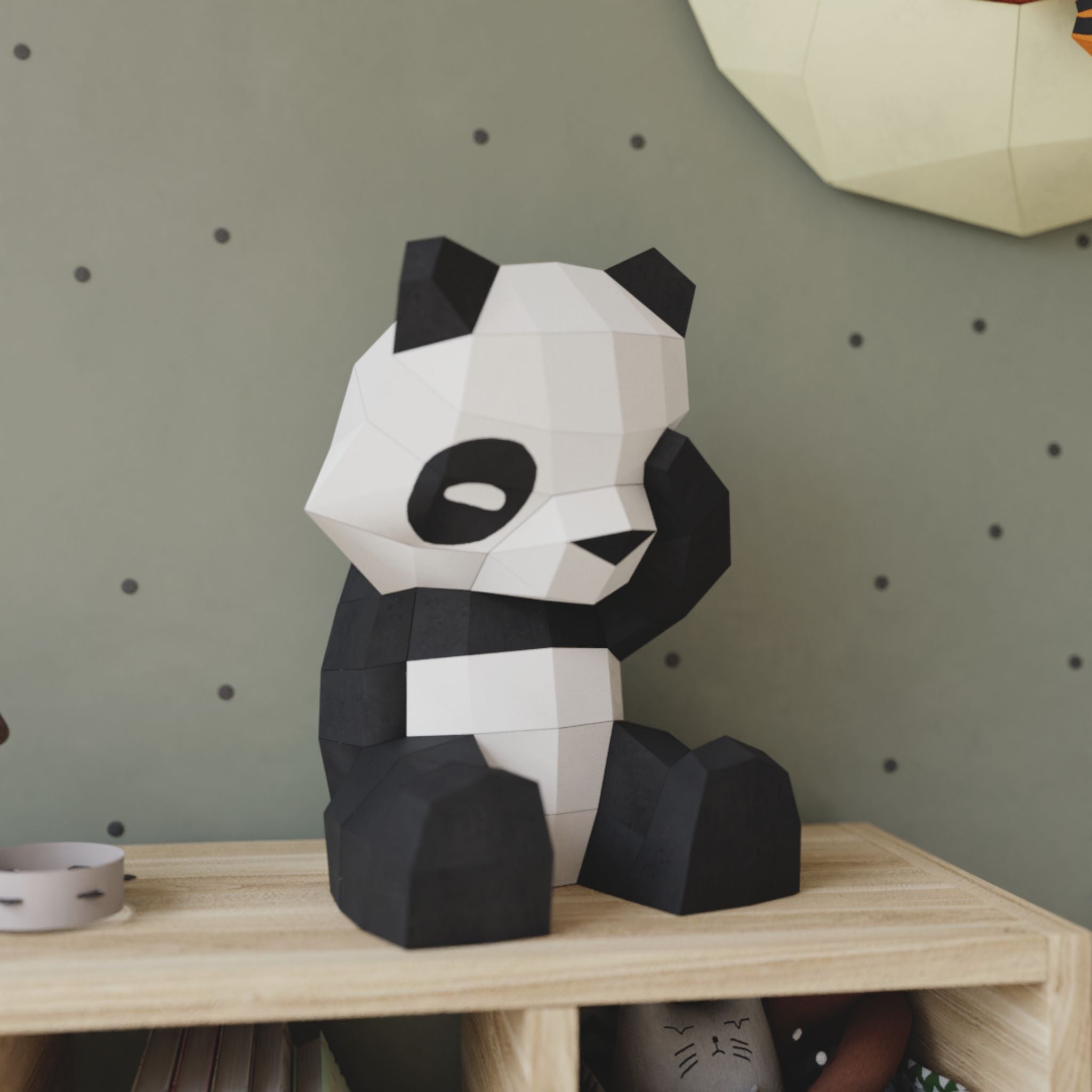 Panda en papercraft