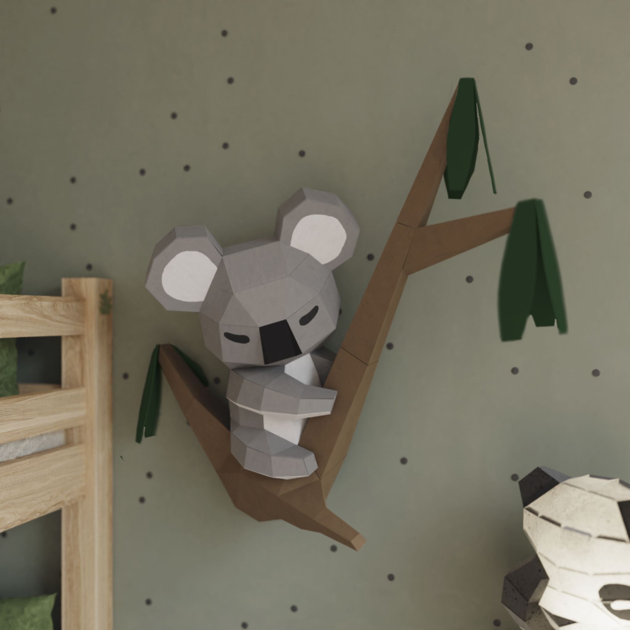 Koala en papercraft
