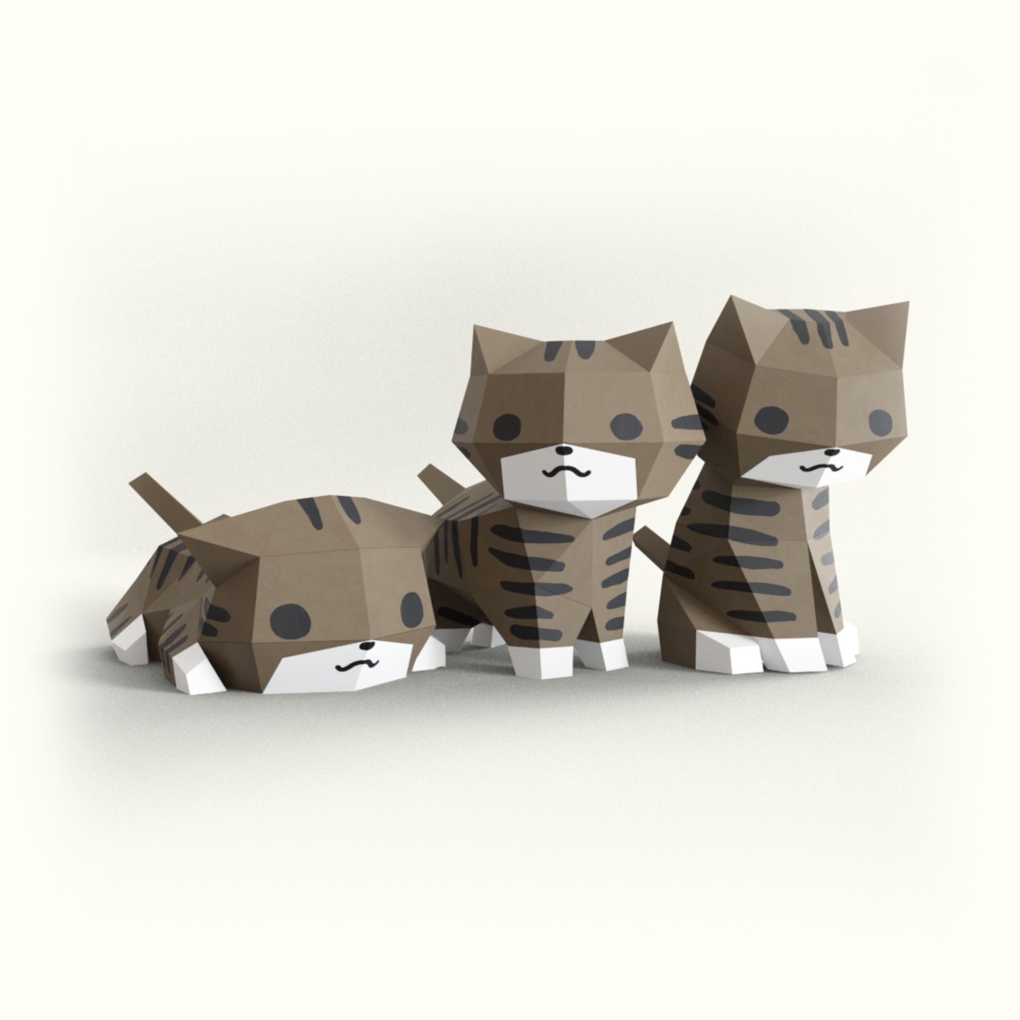 Papercraft enfant animaux chat