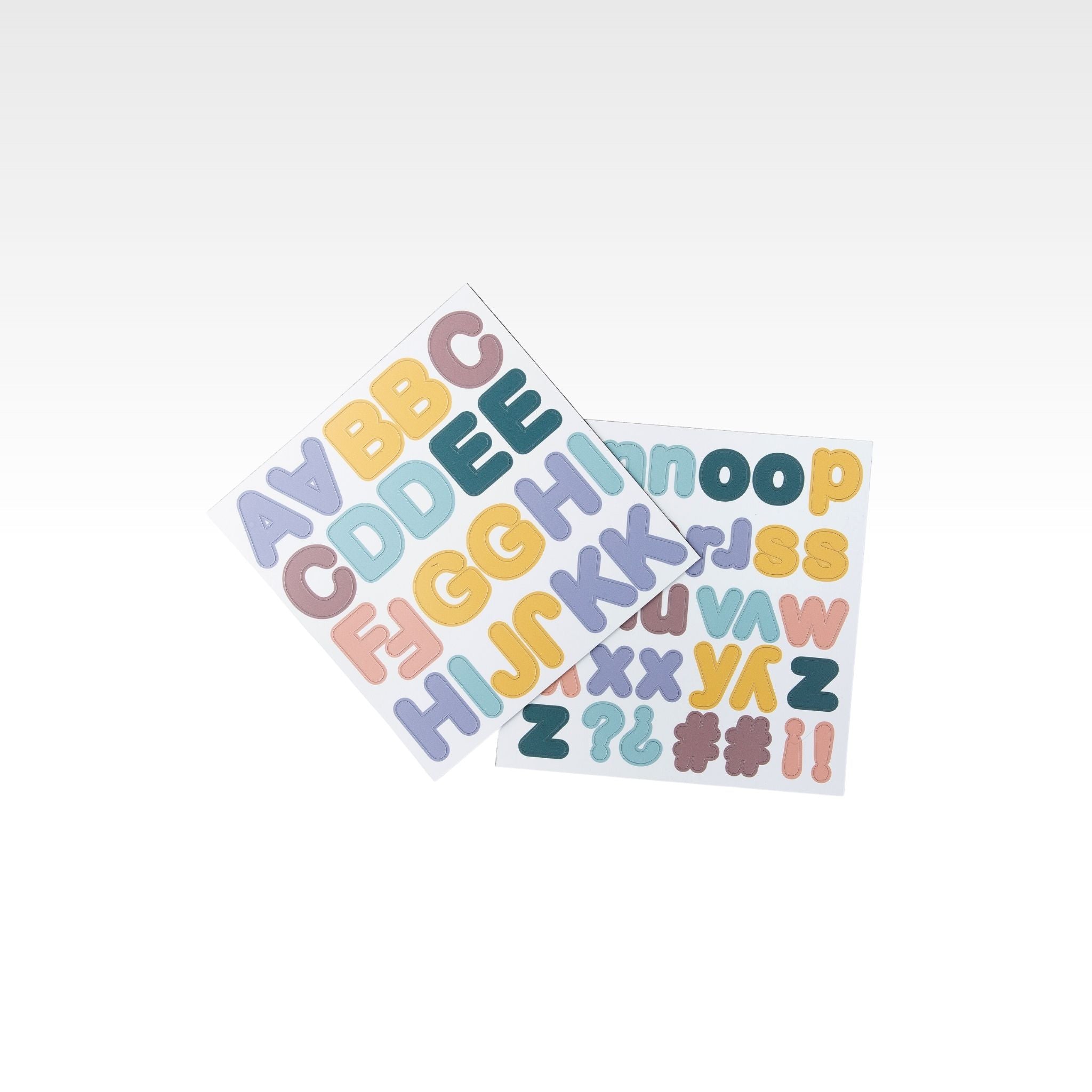Lettres magnétiques colorées pour enfant