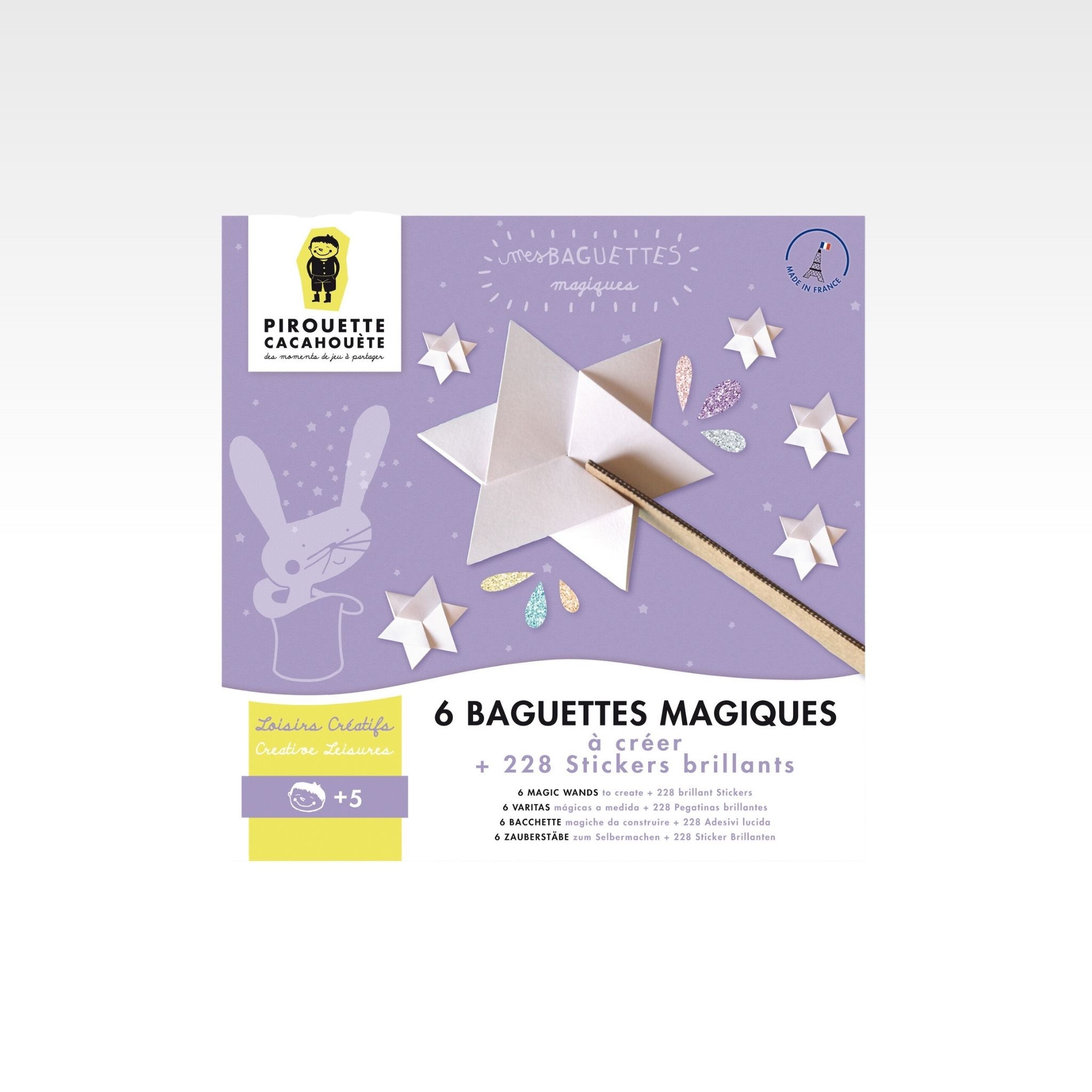 Pirouette Cacahouète - Kit créatif baguette magique